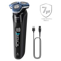 PHILIPS Shaver Series 7000 S7886/78 black Nass- & Trockenrasierer OneBlade Elektrorasierer