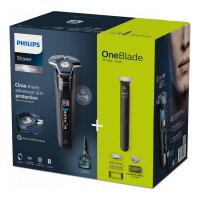 PHILIPS Shaver Series 7000 S7886/78 black Nass- & Trockenrasierer OneBlade Elektrorasierer